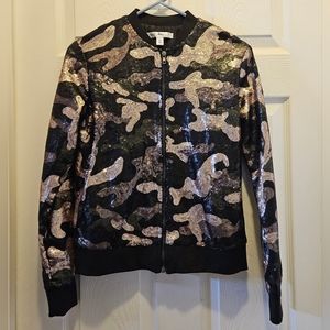 Say What? Camo Bomber Jacket